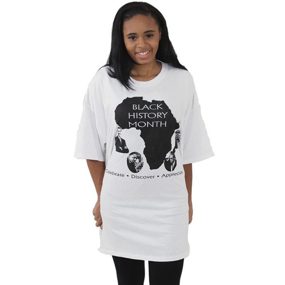 Black History Month Unisex Black/White T-Shirts
